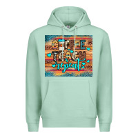 Seafoam coffee teach repeat Premium Hoodie - JahusDesignShop