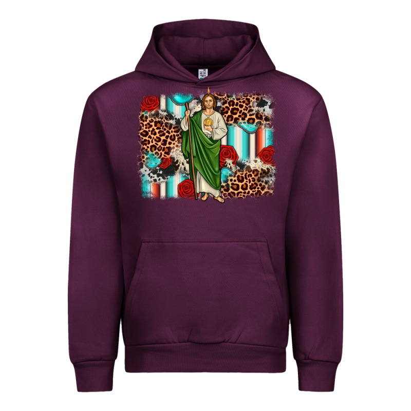 San Judas Leopard Cowhide Background Urban Hoodie by JahusDesignShop | Teevron