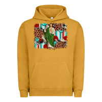Pigment Peanut Butter san judas leopard cowhide background Urban Hoodie - JahusDesignShop