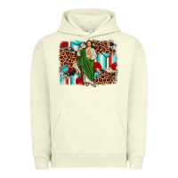 Pigment Pistachio san judas leopard cowhide background Urban Hoodie - JahusDesignShop