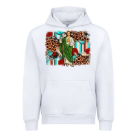 White san judas leopard cowhide background Urban Hoodie - JahusDesignShop