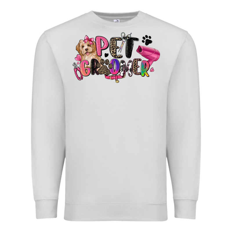 Pet Groomer Premium Sweatshirt by Zillion Design Studio | Teevron