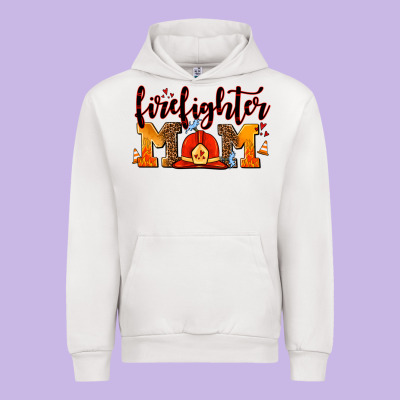 Firefighter  Mom Urban Hoodie Designed By Adodesignshop