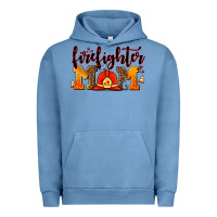 Pigment Pebble Blue firefighter  mom Urban Hoodie - AdoDesignShop