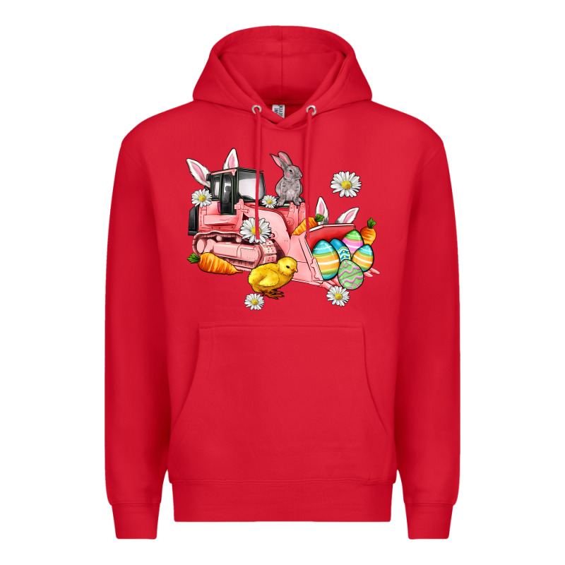 Easter Excavator Premium Hoodie by AdoDesignShop | Teevron