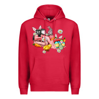 Cardinal easter excavator Premium Hoodie - AdoDesignShop