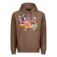 Chestnut easter excavator Premium Hoodie - AdoDesignShop