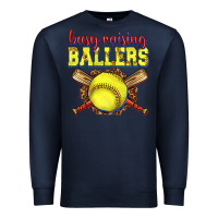 Navy busy raising ballers softball Premium Sweatshirt - texasbilliewilder