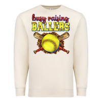 Sandshell busy raising ballers softball Premium Sweatshirt - texasbilliewilder