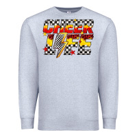 Heather Grey cheer life Premium Sweatshirt - texasbilliewilder