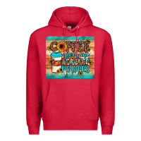 Cardinal coffee gives me teacher powers Premium Hoodie - JahusDesignShop