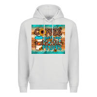 Dove Grey coffee gives me teacher powers Premium Hoodie - JahusDesignShop