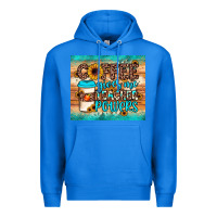 True Royal coffee gives me teacher powers Premium Hoodie - JahusDesignShop