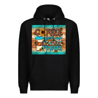 Black coffee gives me teacher powers Premium Hoodie - JahusDesignShop