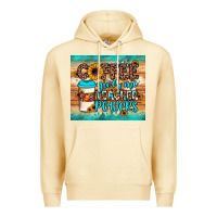 Pina Colada coffee gives me teacher powers Premium Hoodie - JahusDesignShop