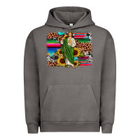 Pigment Tornado san judas leopard cowhide sunflower background Urban Hoodie - JahusDesignShop