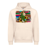 Sandshell san judas leopard cowhide sunflower background Urban Hoodie - JahusDesignShop