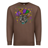 Chestnut mardi gras french bulldog Premium Sweatshirt - RanaPortraitStore