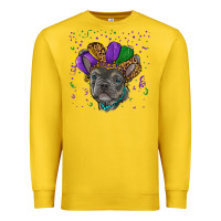 Mardi Gras French Bulldog Premium Sweatshirt | Teevron