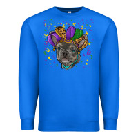 True Royal mardi gras french bulldog Premium Sweatshirt - RanaPortraitStore