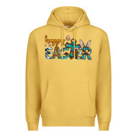Antique Gold western happy easter Premium Hoodie - AdoDesignShop