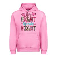 Fuchsia Pink her fight is our fight Urban Hoodie - JahusDesignShop