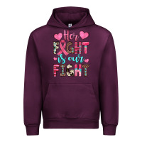 Mauve Wine her fight is our fight Urban Hoodie - JahusDesignShop