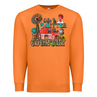 Carrot life is better in the country Premium Sweatshirt - Zillion Design Studio