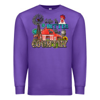 Purple life is better in the country Premium Sweatshirt - Zillion Design Studio