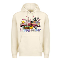 Tofu happy easter trucks Premium Hoodie - AdoDesignShop