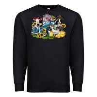 Black farm animals truck Premium Sweatshirt - Zillion Design Studio