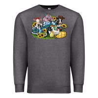 Charcoal Heather farm animals truck Premium Sweatshirt - Zillion Design Studio