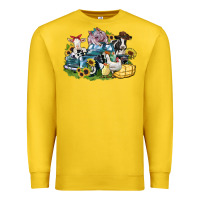 Lemon farm animals truck Premium Sweatshirt - Zillion Design Studio