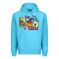 Ocean Blue the boo crew Premium Hoodie - AdoDesignShop