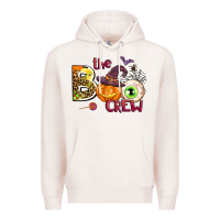 Pale Pink the boo crew Premium Hoodie - AdoDesignShop