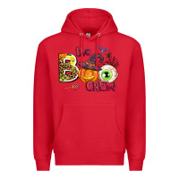 Red the boo crew Premium Hoodie - AdoDesignShop