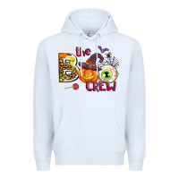 White the boo crew Premium Hoodie - AdoDesignShop