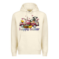 Sandshell happy easter trucks Premium Hoodie - AdoDesignShop
