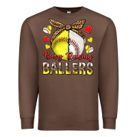 Chestnut busy raising ballers with baseball and softball Premium Sweatshirt - texasbilliewilder