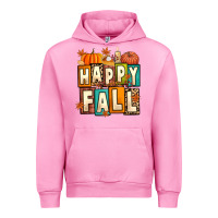 Fuchsia Pink happy fall Urban Hoodie - Artiststas