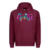 Burgundy auntie Premium Hoodie - JahusDesignShop