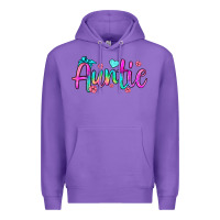 Purple auntie Premium Hoodie - JahusDesignShop