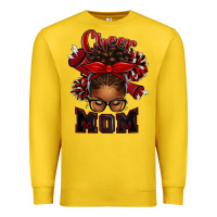 Lemon cheer mom afro messy bun Premium Sweatshirt - texasbilliewilder