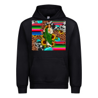 Black san judas leopard cowhide gemstone Urban Hoodie - JahusDesignShop