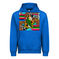 Cobalt san judas leopard cowhide gemstone Urban Hoodie - JahusDesignShop