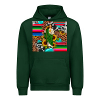 Forest Green san judas leopard cowhide gemstone Urban Hoodie - JahusDesignShop