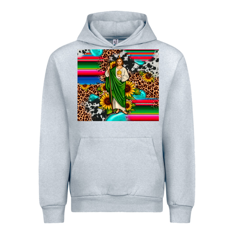 San Judas Leopard Cowhide Gemstone Urban Hoodie by JahusDesignShop | Teevron