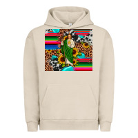 Pigment French Oak san judas leopard cowhide gemstone Urban Hoodie - JahusDesignShop