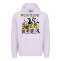 Lilac happy easter heifer's Premium Hoodie - AdoDesignShop