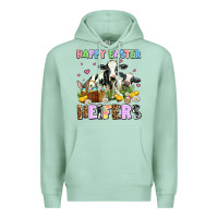 Seafoam happy easter heifer's Premium Hoodie - AdoDesignShop